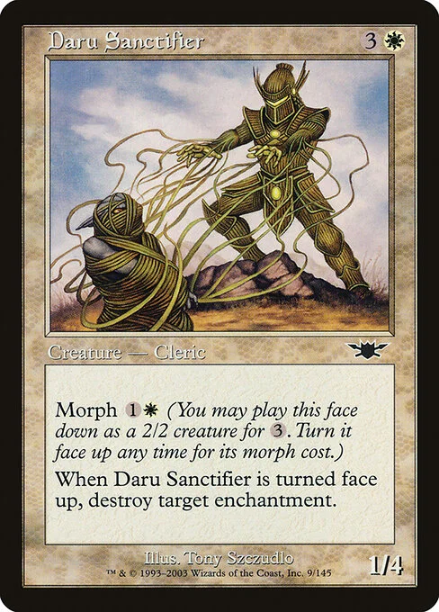 Daru Sanctifier, carta Magic di tipo Creature — Human Cleric illustrata da Tony Szczudlo