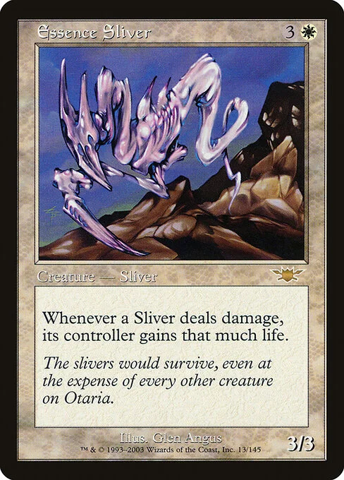 Essence Sliver, carta Magic di tipo Creature — Sliver illustrata da Glen Angus
