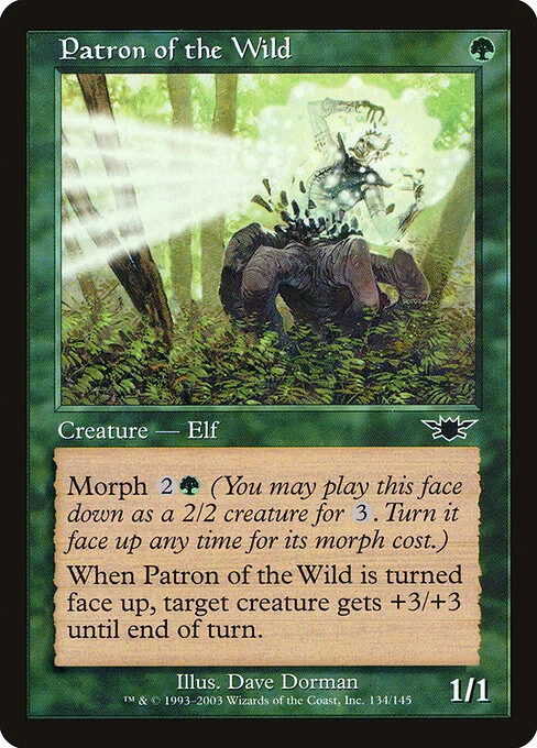 Patron of the Wild, carta Magic di tipo Creature — Elf illustrata da Dave Dorman