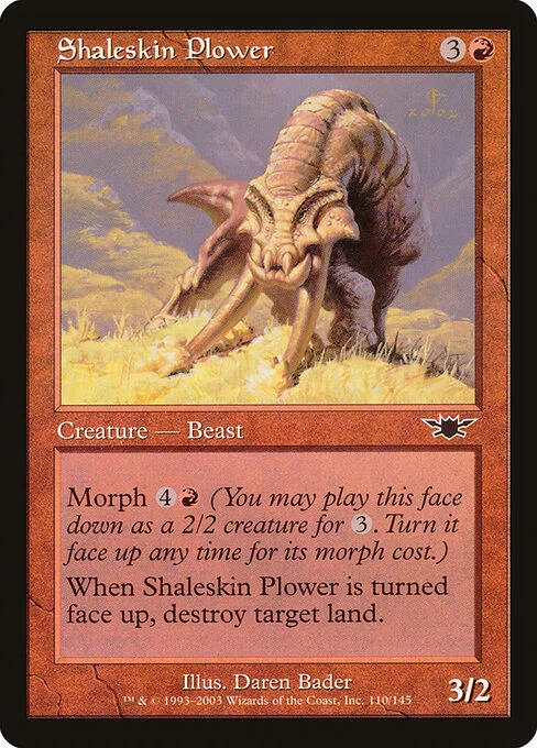 Shaleskin Plower, carta Magic di tipo Creature — Beast illustrata da Daren Bader