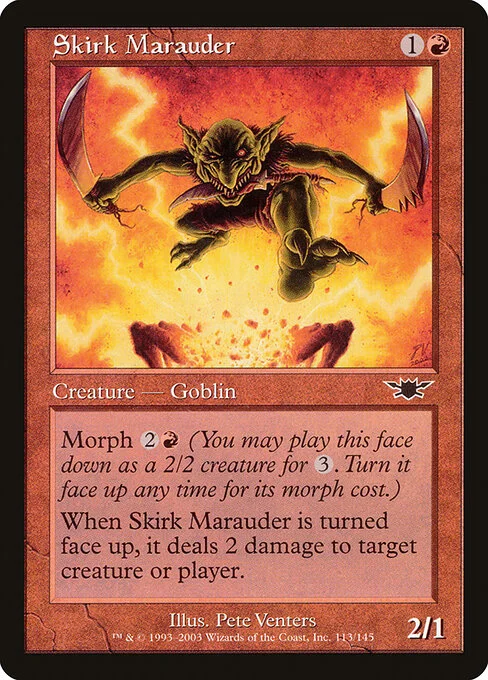 Skirk Marauder, carta Magic di tipo Creature — Goblin illustrata da Pete Venters