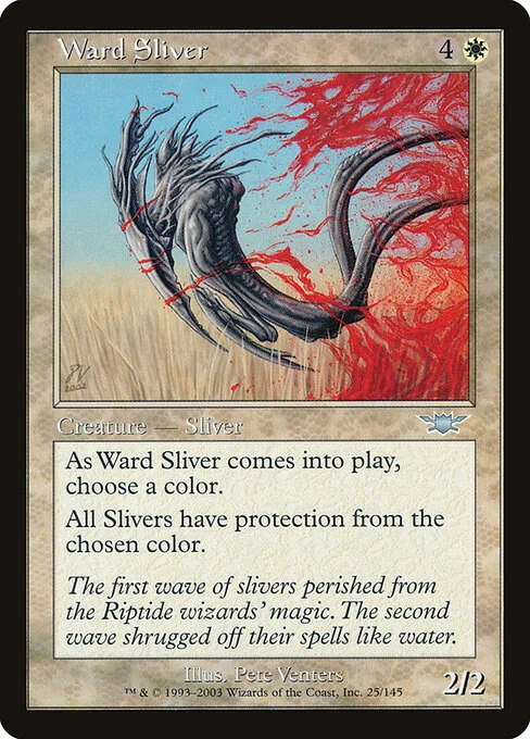 Ward Sliver, carta Magic di tipo Creature — Sliver illustrata da Pete Venters