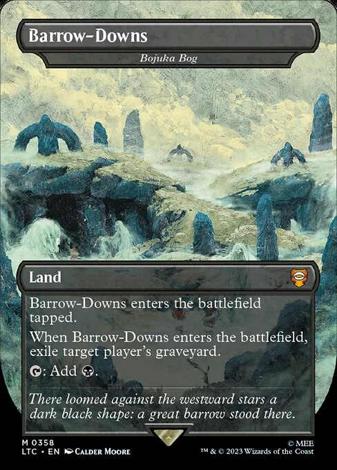 Bojuka Bog, carta Magic di tipo Land illustrata da Calder Moore