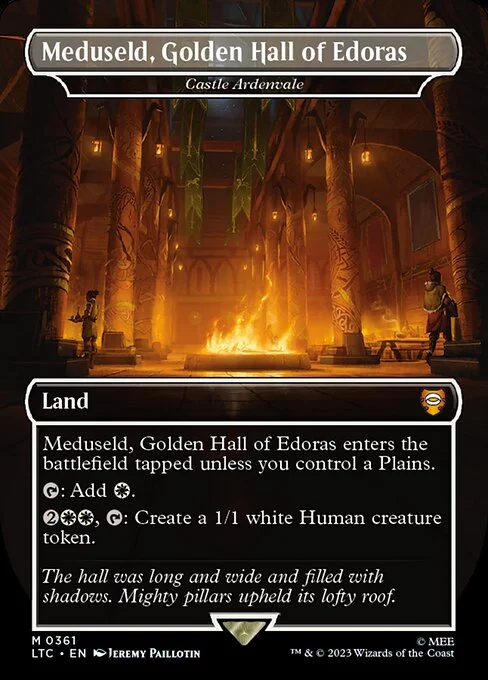 Castle Ardenvale, carta Magic di tipo Land illustrata da Jeremy Paillotin