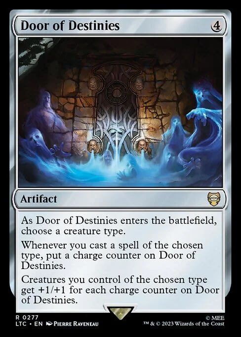 Door of Destinies, carta Magic di tipo Artifact illustrata da Pierre Raveneau