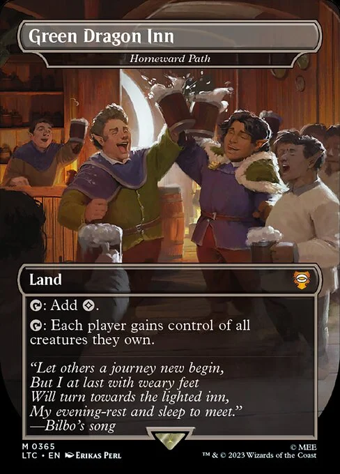 Homeward Path, carta Magic di tipo Land illustrata da Erikas Perl
