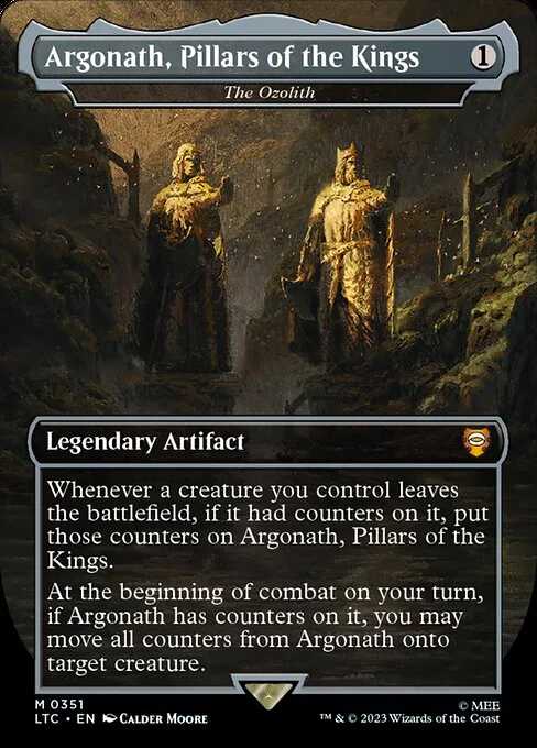 The Ozolith, carta Magic di tipo Legendary Artifact illustrata da Calder Moore