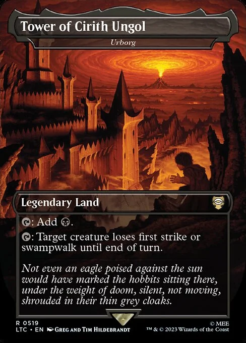 Urborg, carta Magic di tipo Legendary Land illustrata da Greg Hildebrandt & Tim Hildebrandt
