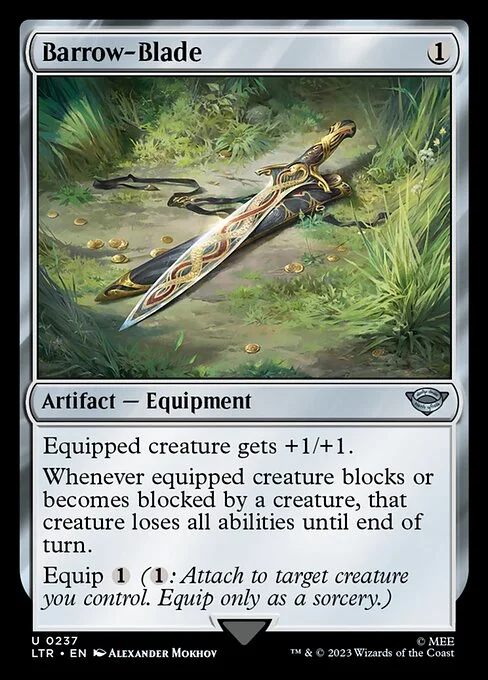 Barrow-Blade, carta Magic di tipo Artifact — Equipment illustrata da Alexander Mokhov