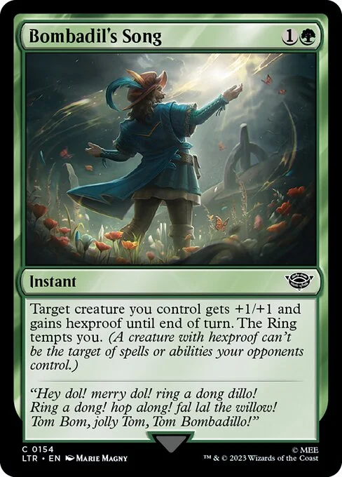 Bombadil's Song, carta Magic di tipo Instant illustrata da Marie Magny