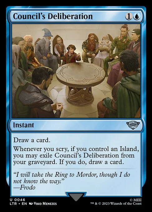 Council's Deliberation, carta Magic di tipo Instant illustrata da Viko Menezes
