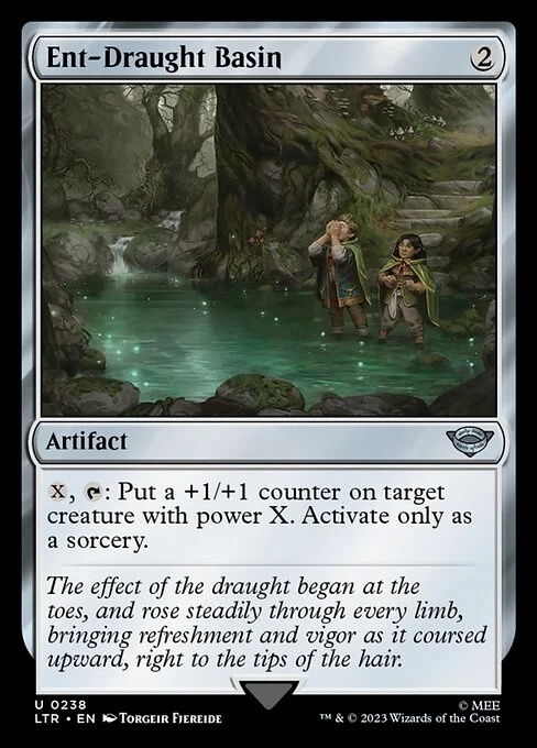 Ent-Draught Basin, carta Magic di tipo Artifact illustrata da Torgeir Fjereide