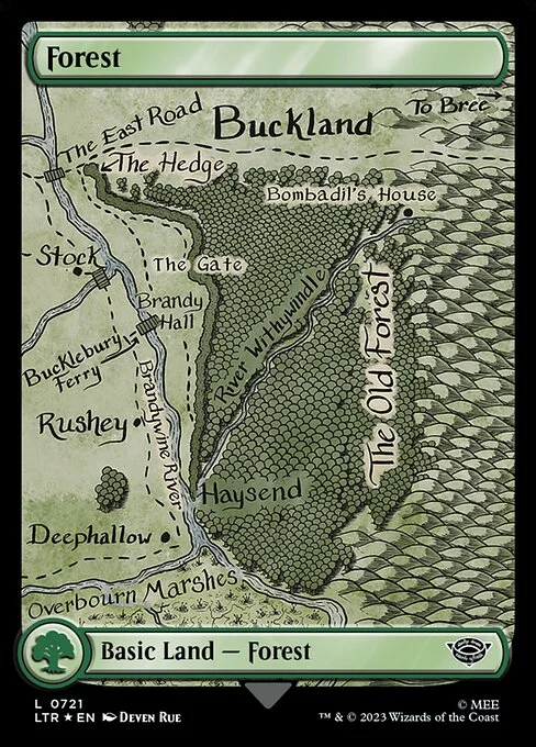 Forest, carta Magic di tipo Basic Land — Forest illustrata da Deven Rue
