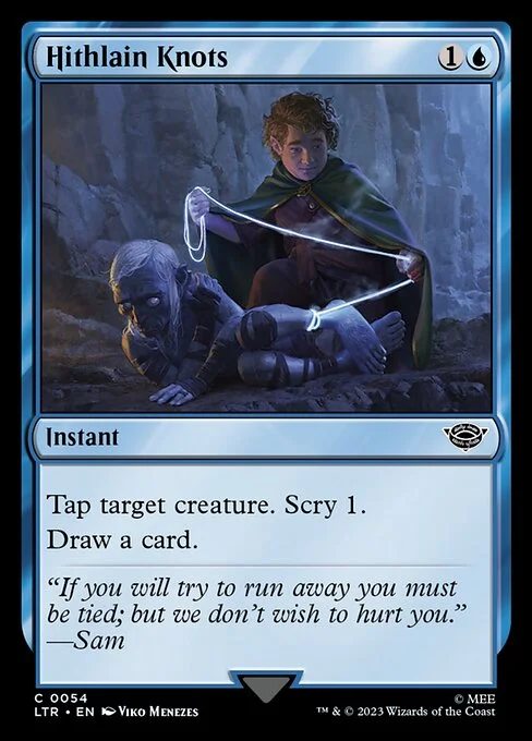 Hithlain Knots, carta Magic di tipo Instant illustrata da Viko Menezes