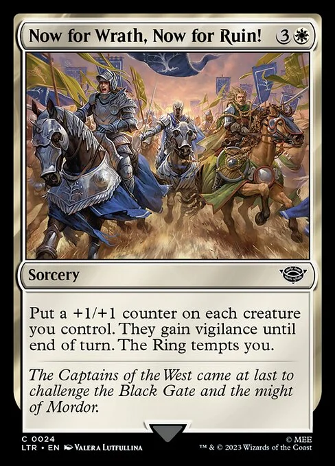 Now for Wrath, Now for Ruin!, carta Magic di tipo Sorcery illustrata da Valera Lutfullina