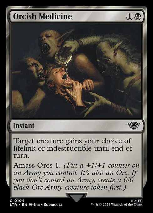 Orcish Medicine, carta Magic di tipo Instant illustrata da Irvin Rodriguez