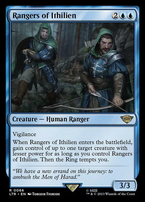 Rangers of Ithilien, carta Magic di tipo Creature — Human Ranger illustrata da Torgeir Fjereide