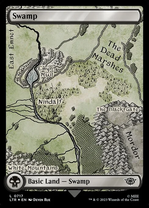 Swamp, carta Magic di tipo Basic Land — Swamp illustrata da Deven Rue