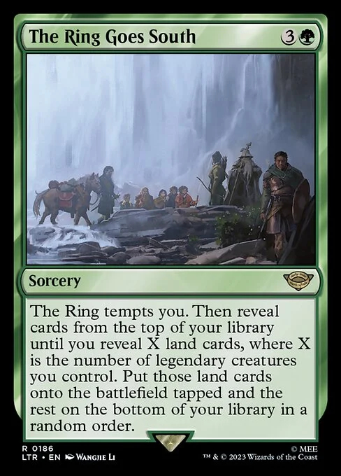 The Ring Goes South, carta Magic di tipo Sorcery illustrata da Wangjie Li