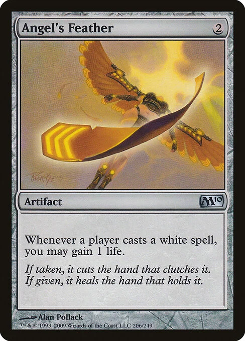 Angel's Feather, carta Magic di tipo Artifact illustrata da Alan Pollack