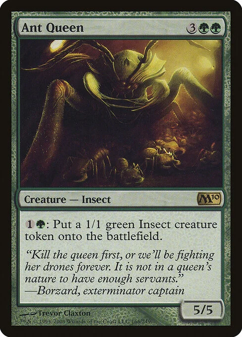 Ant Queen, carta Magic di tipo Creature — Insect illustrata da Trevor Claxton