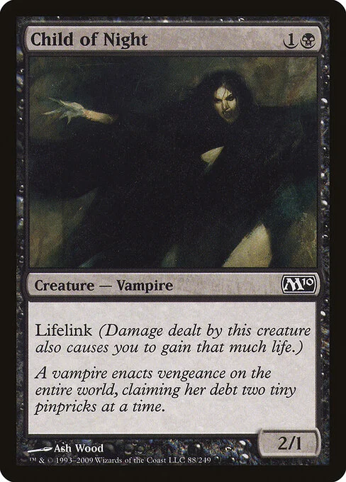 Child of Night, carta Magic di tipo Creature — Vampire illustrata da Ash Wood