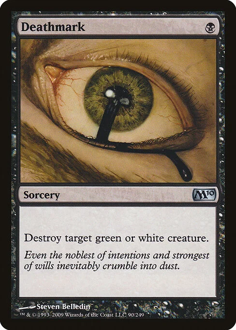 Deathmark, carta Magic di tipo Sorcery illustrata da Steven Belledin