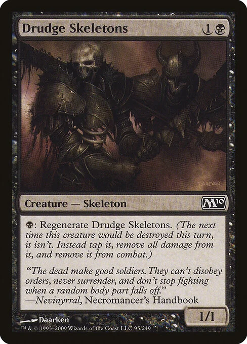 Drudge Skeletons, carta Magic di tipo Creature — Skeleton illustrata da Daarken
