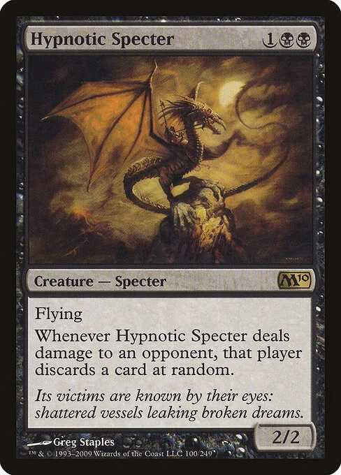 Hypnotic Specter, carta Magic di tipo Creature — Specter illustrata da Greg Staples