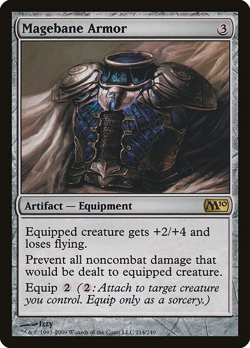 Magebane Armor, carta Magic di tipo Artifact — Equipment illustrata da Izzy