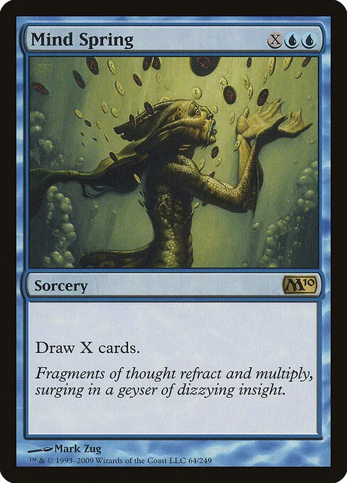Mind Spring, carta Magic di tipo Sorcery illustrata da Mark Zug