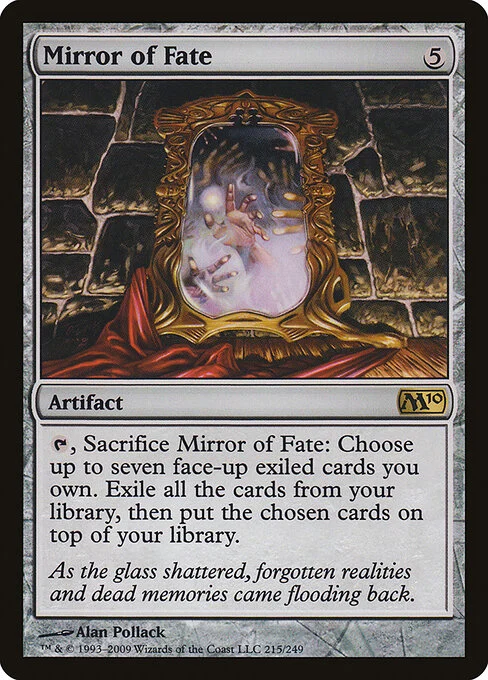Mirror of Fate, carta Magic di tipo Artifact illustrata da Alan Pollack