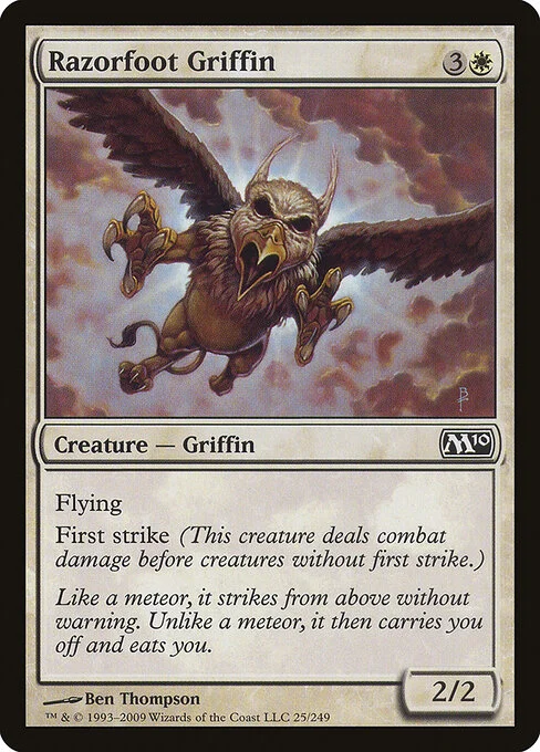 Razorfoot Griffin, carta Magic di tipo Creature — Griffin illustrata da Ben Thompson