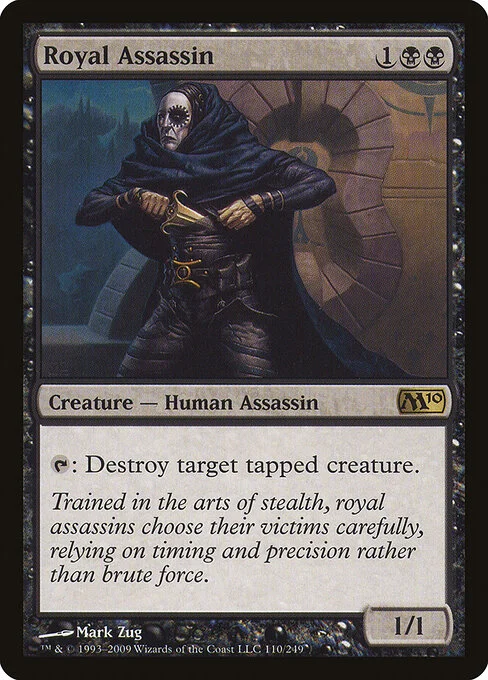 Royal Assassin, carta Magic di tipo Creature — Human Assassin illustrata da Mark Zug