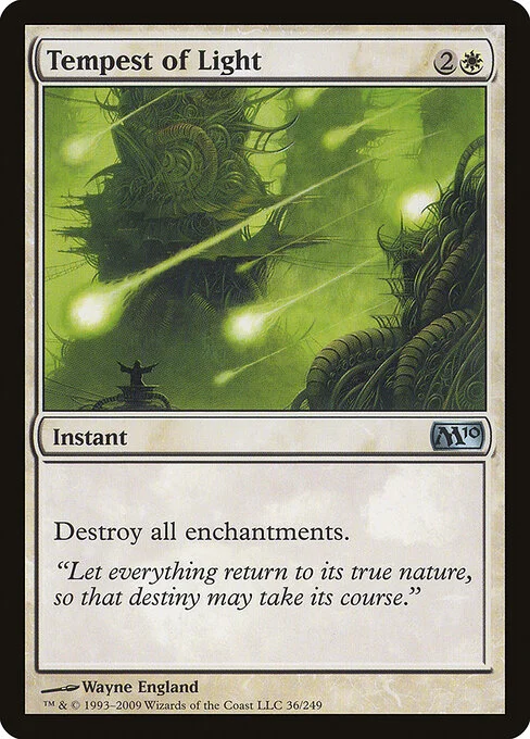 Tempest of Light, carta Magic di tipo Instant illustrata da Wayne England