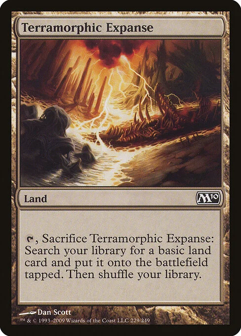 Terramorphic Expanse, carta Magic di tipo Land illustrata da Dan Murayama Scott