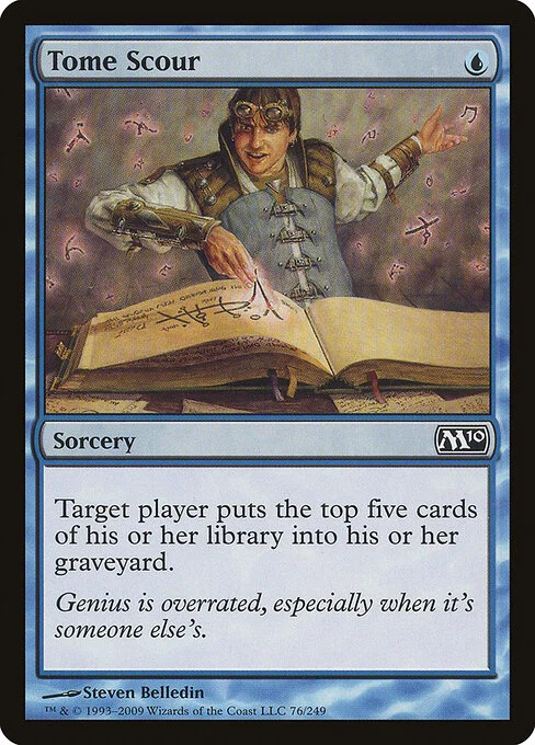 Tome Scour, carta Magic di tipo Sorcery illustrata da Steven Belledin