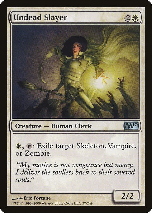 Undead Slayer, carta Magic di tipo Creature — Human Cleric illustrata da Eric Fortune