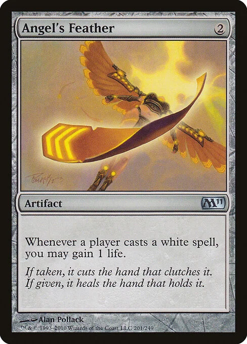 Angel's Feather, carta Magic di tipo Artifact illustrata da Alan Pollack