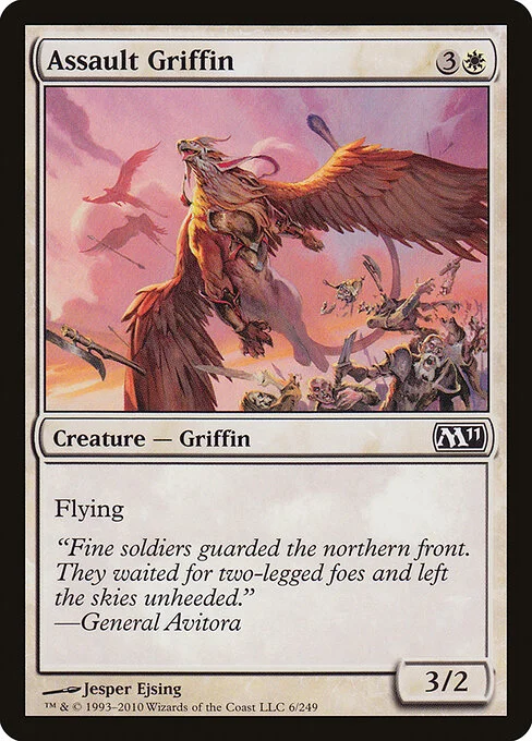 Assault Griffin, carta Magic di tipo Creature — Griffin illustrata da Jesper Ejsing