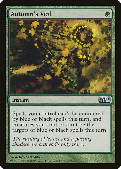 Autumn's Veil, carta Magic di tipo Instant illustrata da Kekai Kotaki