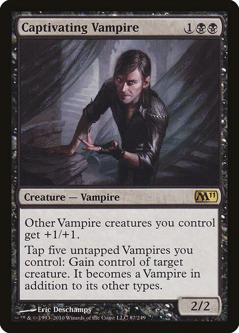 Captivating Vampire, carta Magic di tipo Creature — Vampire illustrata da Eric Deschamps
