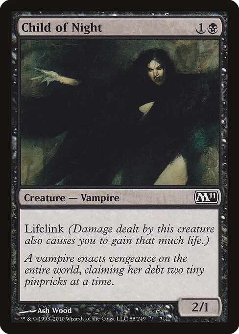 Child of Night, carta Magic di tipo Creature — Vampire illustrata da Ash Wood