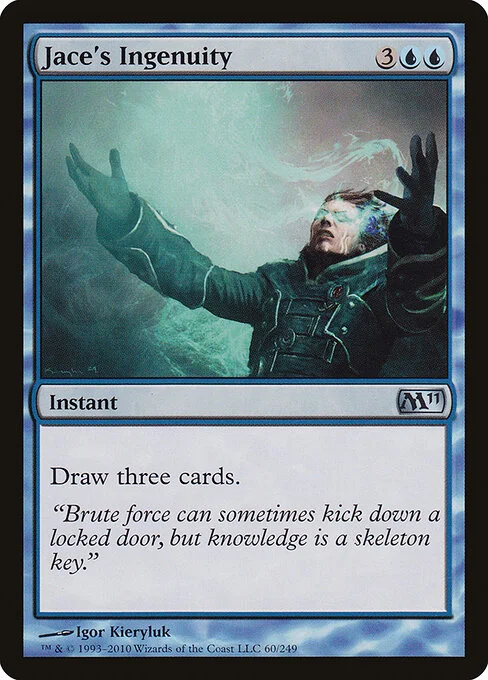 Jace's Ingenuity, carta Magic di tipo Instant illustrata da Igor Kieryluk
