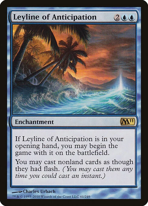 Leyline of Anticipation, carta Magic di tipo Enchantment illustrata da Charles Urbach
