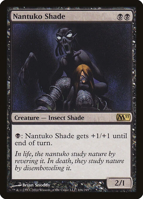 Nantuko Shade, carta Magic di tipo Creature — Insect Shade illustrata da Brian Snõddy