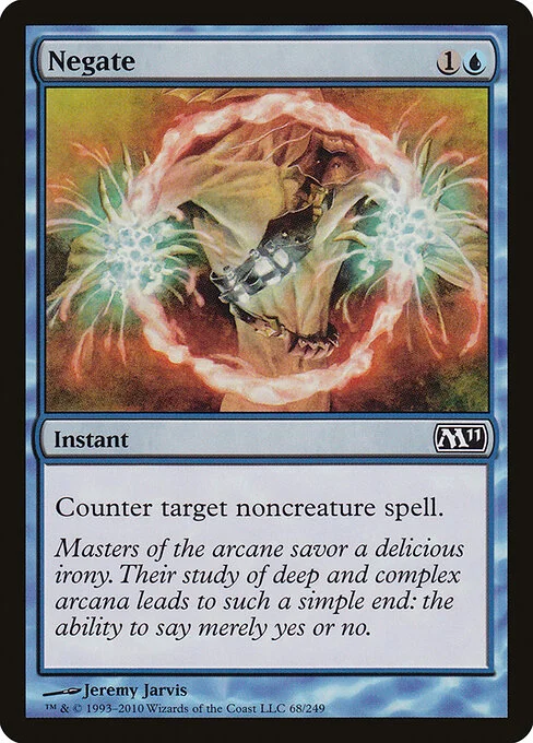Negate, carta Magic di tipo Instant illustrata da Jeremy Jarvis