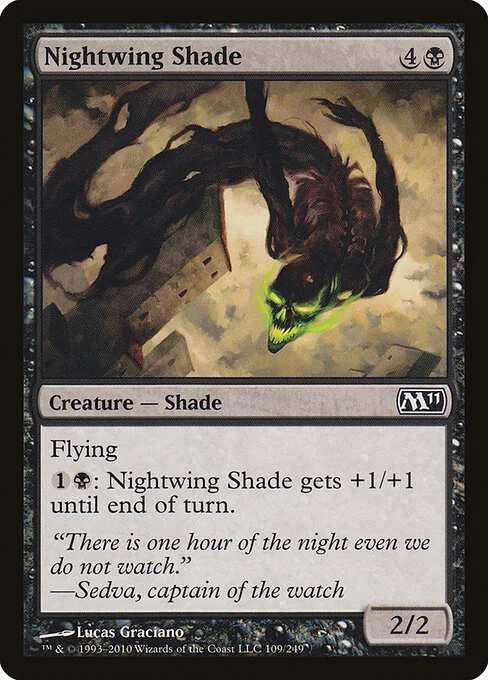 Nightwing Shade, carta Magic di tipo Creature — Shade illustrata da Lucas Graciano