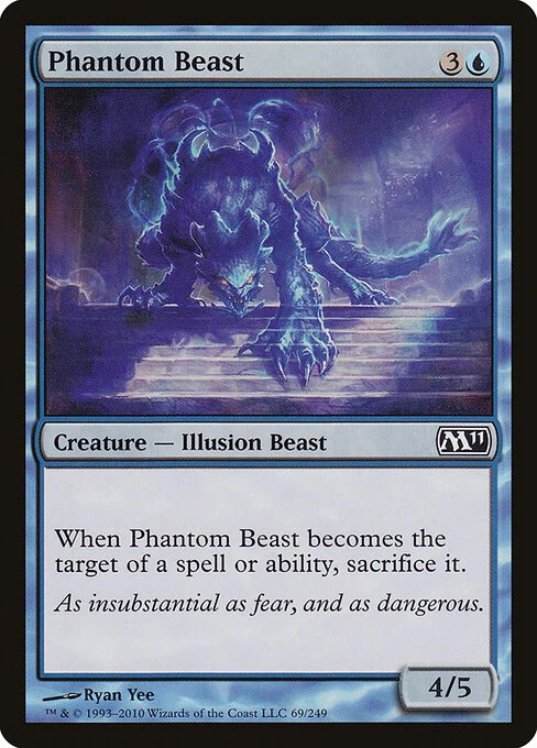 Phantom Beast, carta Magic di tipo Creature — Illusion Beast illustrata da Ryan Yee