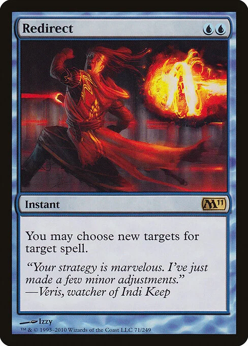 Redirect, carta Magic di tipo Instant illustrata da Izzy
